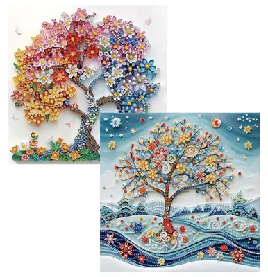 Produktbild von 5D Perlenmalerei, Diamantmalerei für Erwachsene, 30 x 30 cm