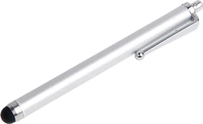 Produktbild von Touchscreen-Stylus-Stift für iPad, iPhone, Samsung, Kindle – Präziser kapazitiver Eingabestift für Tablets, Smartphones & Laptops – silber