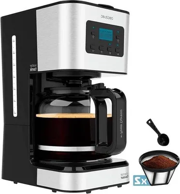 Produktbild von Kaffeeautomat mit Tropfstil 66 Tassen Schwarz