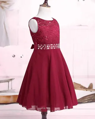 Produktbild von Mädchen Abendkleid Gr. 158-164 Cm Prinzessin Spitze Blumenmädchenkleid für Hochzeit Party Festliches Kleid