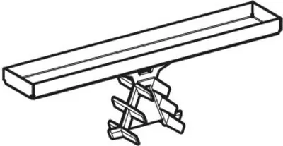 Produktbild von Geberit 243901001 CleanLIne80 Abdeckung für Duschrinne