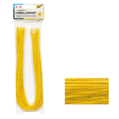Produktbild von folia Chenilledraht (Pfeifenputzer), bananengelb