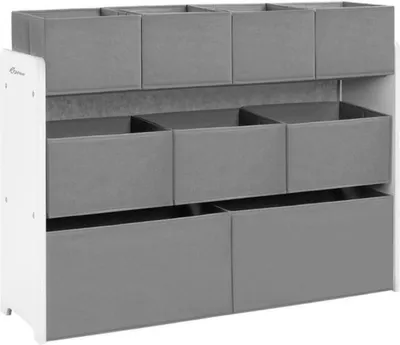 Image de Armoire à jouets - Étagère à livres - Bibliothèque pour enfants - Rangement pour enfants - Chambre d'enfant - Jouets - 92x68x30 cm