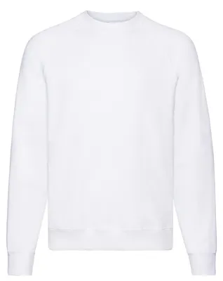 Image de Fruit of the Loom - Sweat-shirt « Classic » pour homme à manches raglan FK2797 (M) (blanc)
