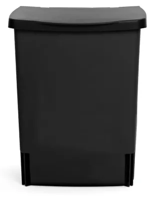 Obrázek produktu pro Popelník na vložení Brabantia Built-In 647043, 10 l, široký otvor, snadné čištění, černý