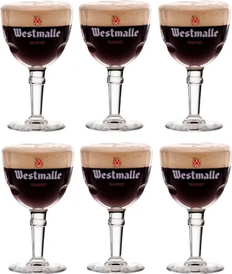 Obrázek produktu pro Westmalle pivní sklenice Trappist 330 ml - 6 kusů