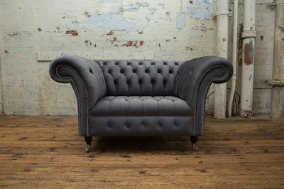 Produktbild von Chesterfield Design Sofa 1 Sitzer Couch Polster Luxus Klassische Couchen