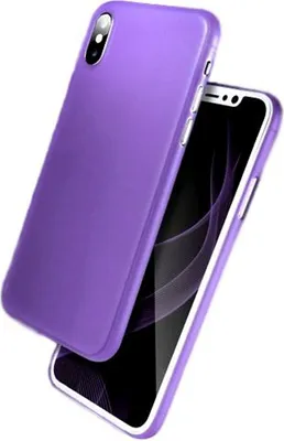 Produktbild von Cover für Apple iPhone XS Max Handyhülle 6.5 Zoll Ultra Slim Bumper Schutzhülle aus TPU Stoßfest Extra Dünn Leicht Schlank Lila