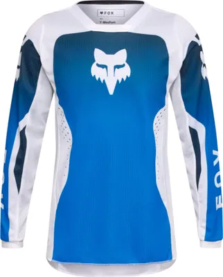 Immagine prodotto di Maglia da motocross FOX 180 Shield per ragazzi, nero/blu/bianco, taglia XL