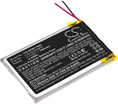 Image de TECHTEK Batterie compatible avec [Sony] CECHYA-0090, Platinum Wireless 7.1 remplace LIS1523HNPC