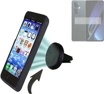 Produktbild von K-S-Trade Kompatibel mit Oppo K11x Auto Handy Halterung KFZ Halter Lüftungsgitterhalterung Air Vent mount Smartphone Halter