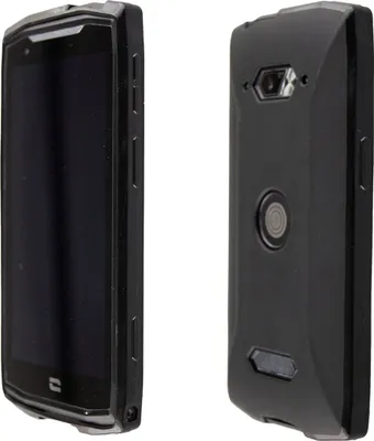 Image de caseroxx Housse de protection TPU compatible avec Crosscall Core-M5, étui en caoutchouc pour téléphone portable noir