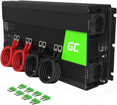 Productafbeelding van Green Cell INV20 power adapter/inverter Indoor 4000 W Black