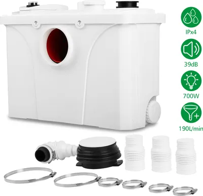 Produktbild von Yakimz 700W Schmutzwasser Fäkalien Hebeanlage Kleinhebeanlage