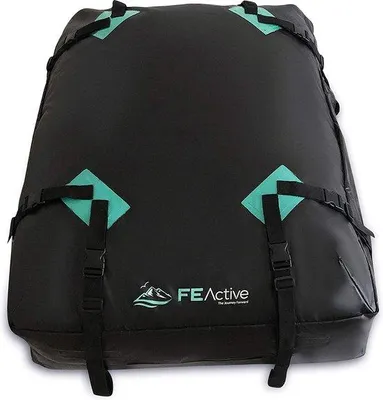 Immagine prodotto di Borsa da tetto impermeabile Unyqoos® da 424 litri – realizzata in PVC 500D, universale per tutti i tipi di veicolo, pieghevole e robusta, portaoggetti da tetto impermeabile