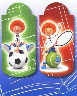 Produktbild von Magnetische Lesezeichen Sportler