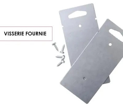 Produktbild von Briefkastenständer – H 160 x B 9 x T 10 cm – weiß