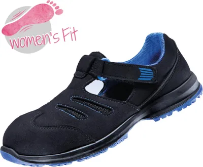 Produktbild von Atlas Sicherheitssandale Damen GX350 S1 ESD SRC DGUV Gr. 38 schwarz/blau
