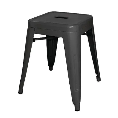 Produktbild von Bolero Bistro Niedrige Bistrohocker Aus Stahl Sitzhöhe 46Cm (4 Stück)