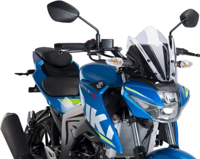 Produktbild von PUIG Transparent Naked Sport Windschild für Suzuki GSX-S