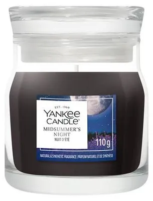 Productafbeelding van Yankee Candle Midzomeravond Kaars, ronde zwarte kaars, 1 stuk