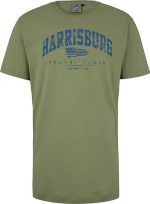 Produktbild von Übergrößen T-Shirt Harrisburg Blau AHORN SPORTSWEAR moss green 5XL