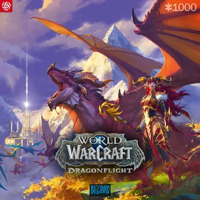 Produktbild von World of Warcraft Gaming Puzzle Dragonflight Alexstrasza (1000 Teile)