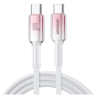 Produktbild von JOYROOM S-A42 C-C WH, 1,2 m, USB C, USB C, USB 2.0, Weiß