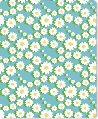 Produktbild von MuchoWow® Mauspad Mousepad Blumen - Muster - Gänseblümchen 19x23 cm - Mousepads - Maus Mat - Pad - Mausunterlage - Mauspads - Spielen