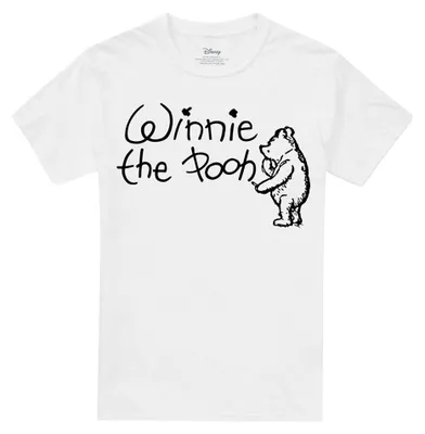 Imagen del producto de Camiseta "Clásica" de Winnie the Pooh, uni, para hombre/mujer, modelo TV41793 (XXL), color blanco