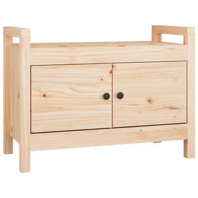 Obrázok produktu pre Lavička do haly 80x40x60 cm masívne mangovníkové drevo