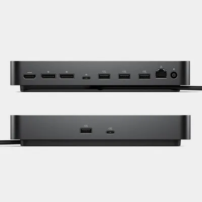 Zdjęcie produktu dla DELL WD25, Przewodowa, USB 3.2 Gen 2 (3.1 Gen 2) Type-C, 100 W, 10,100,1000,2500 Mbit/s, Czarny, 2500 Gbit/s