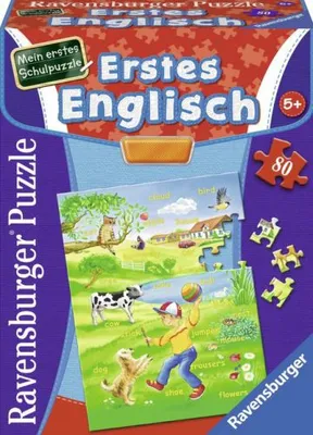 Image de Mon premier puzzle d'école : Premier anglais - puzzle de 80 pièces