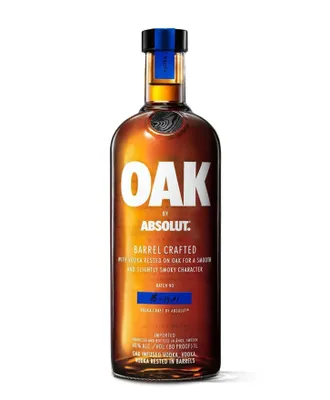 Produktbild von Absolut Vodka OAK Limited Edition 2015 40% Vol. 1L - Barrel Crafted Wodka mit Eichenholz-Finish, intensiver Geschmack & Sammlerdesign