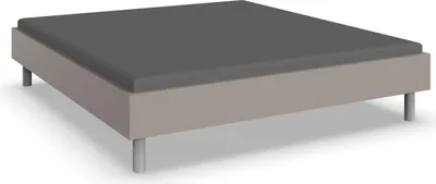 Produktbild von Bettgestell >Easy Beds Standard< Liegefläche 180x200cm, SAHARAGRAU - 189x38x210cm (BxHxT)