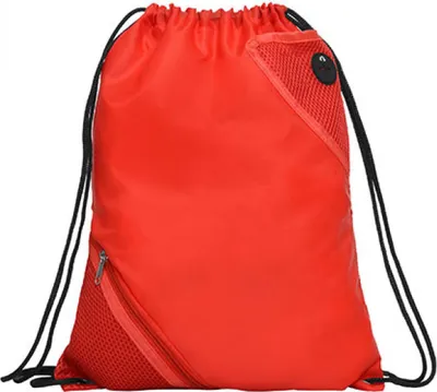 Produktbild von Roly BO7150 | Turnbeutel Cuanca String Bag, 34 x 43 cm - Farbe: Red 60 - Größe: 34 x 43 cm