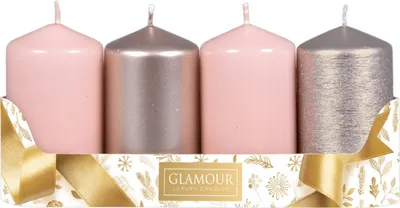 Immagine prodotto di Cilindri per candele dell'Avvento Nohel Garden mix di superfici d5x9cm 4pcs