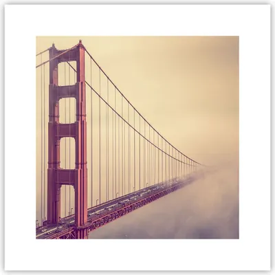 Produktbild von Poster - Poster ohne Rahmen - Brücke Autobahn Infrastruktur - 30x30 cm - Wand Bild - Wanddeko - Wandbilder - Kunstposter - Wandposter - Bilder - Kunstdruck - Wandbild - P2XAC30x30-3071