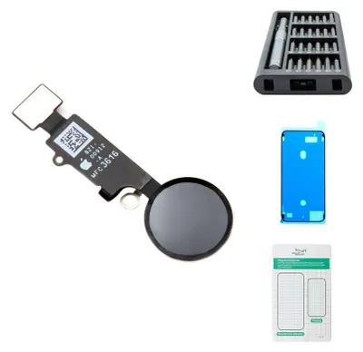 Produktbild von iPhone 8 Plus Home Button schwarz - Premium-Set