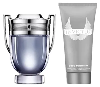 Zdjęcie produktu dla Paco Rabanne Invictus Zestaw upominkowy edt 100 ml i żel pod prysznic 100 ml