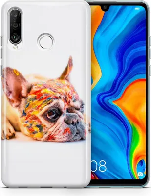 Produktbild von Handyhülle für Apple Serie Google Pixel Schutz Case Cover Bumper Etui Ultra Dünn, Modell:Apple iPhone 12 Pro Max, Motiv auswählen:Bulldogge Bunt