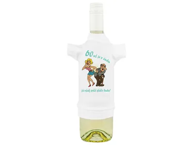 Obrázek produktu pro Tričko na láhev 60 let
