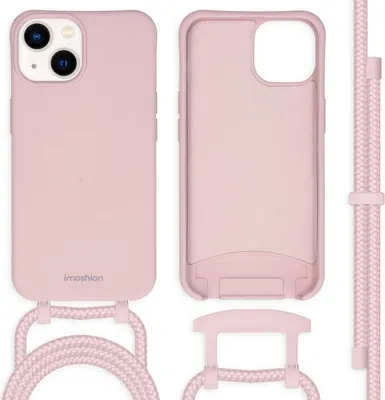 Image de imoshion Color Backcover avec cordon détachable pour l'Apple iPhone 14 - Rose