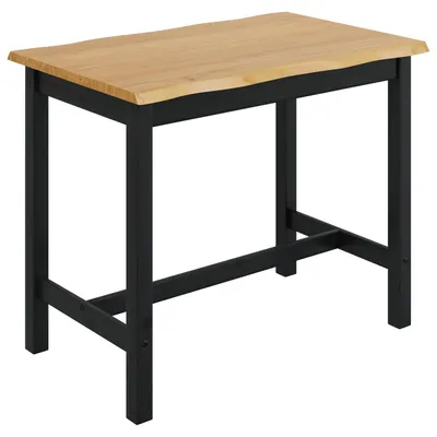 Image de VidaXL Table de bar haute EKAI noire 112 x 70 x 91 cm