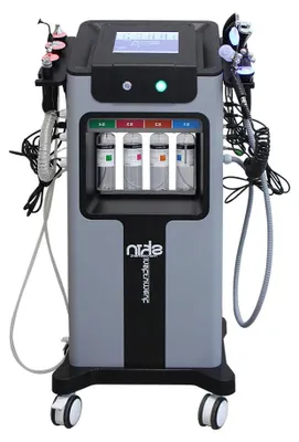 Productafbeelding van Hydradermabrasie Gezichtsverzorging - 10-in-1 Multifunctioneel Apparaat met Warmte- en Koudetherapie