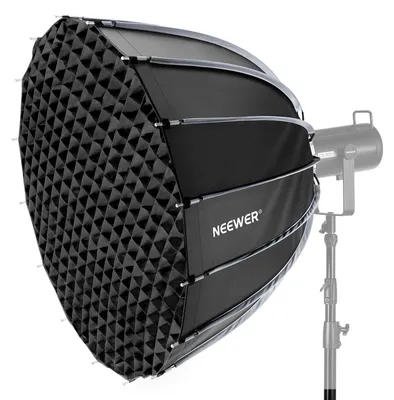 Obrázok produktu pre Parabolická softbox 47"/120 cm s difúzorom a mriežkou pre videoosvetlenie