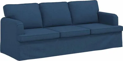 Immagine prodotto di vidaXL Divano blu 201 x 80 x 85 cm in tessuto