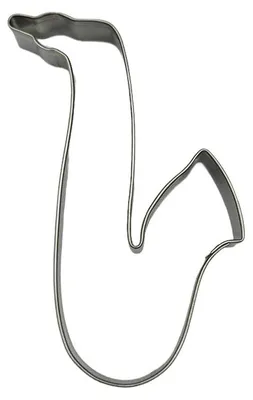 Produktbild von Keksausstecher Saxophon Edelstahl 96x65mm