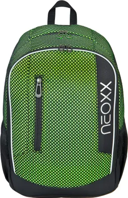 Produktbild von neoxx Schulrucksack mit Laptopfach Flow School Backpack All About Neon neongelb