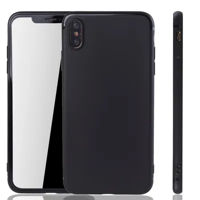 Produktbild von Apple iPhone XS Max Handyhülle Schutzcase Backcover Tasche Hülle Case Schwarz